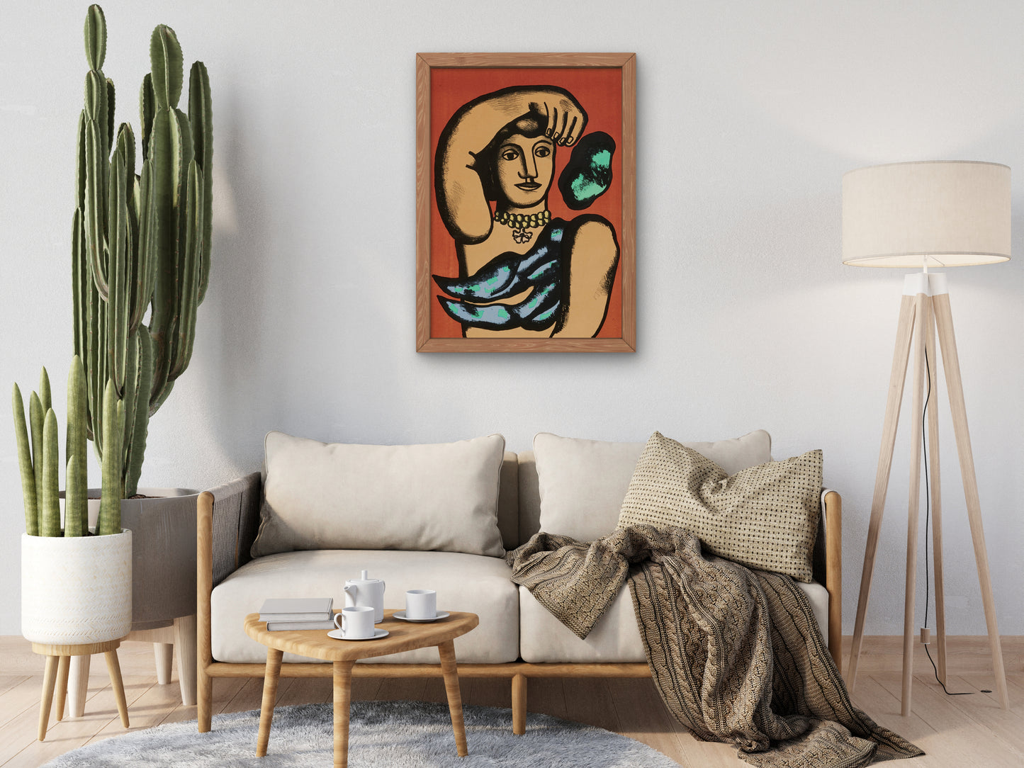 Marie the Acrobat by Fernand Léger, Wall Art Print, Fine Art Reproduction, Museum Quality Decor, Poster