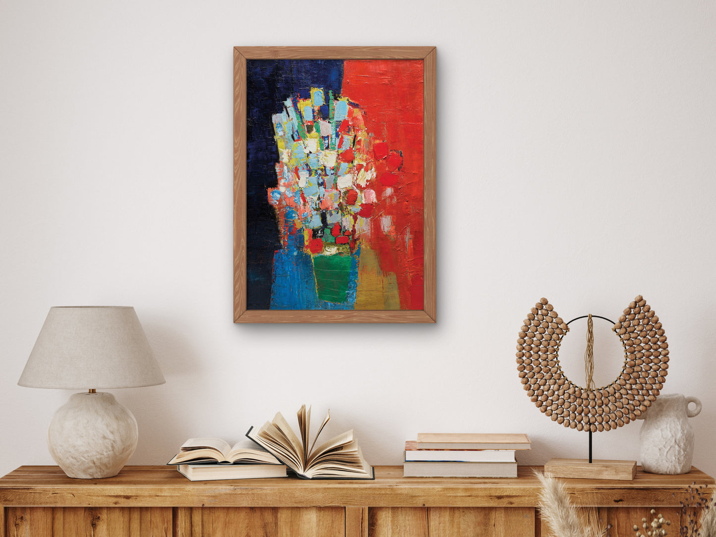 Fleurs by Nicolas de Staël 1952, Wall Art Print, Fine Art Reproduction, Museum Quality Decor, Poster