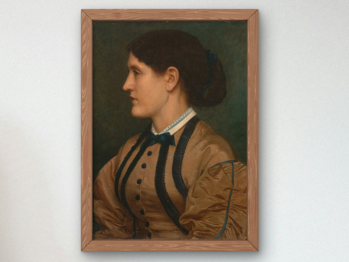 Elia Bailey by Edward Poynter 1864, Wall Art Print, Fine Art Reproduction, Museum Quality Decor, Poster
