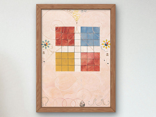 The Ten Largest No 10 Old Age by Hilma af Klint 1907, Wall Art Print, Fine Art Reproduction, Museum Quality Decor, Poster