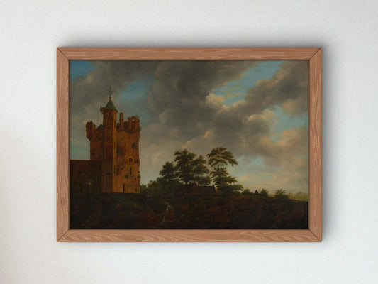 The Old Castle by Emanuel Murant, Wall Art Print, Fine Art Reproduction, Museum Quality Decor, Poster