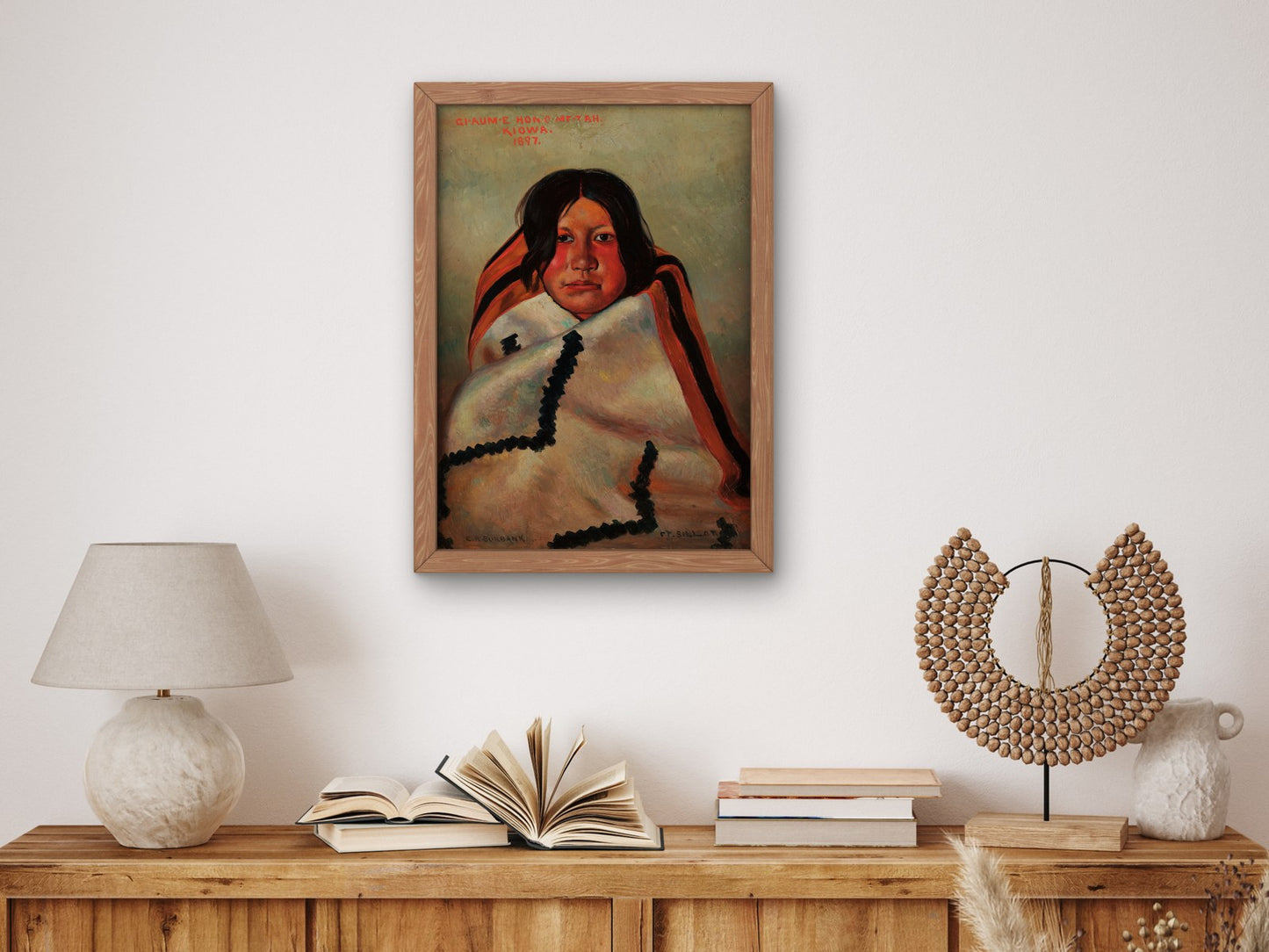 Giaum e Hono me t'ah by Elbridge Ayer Burbank 1897, Wall Art Print, Fine Art Reproduction, Museum Quality Decor, Poster