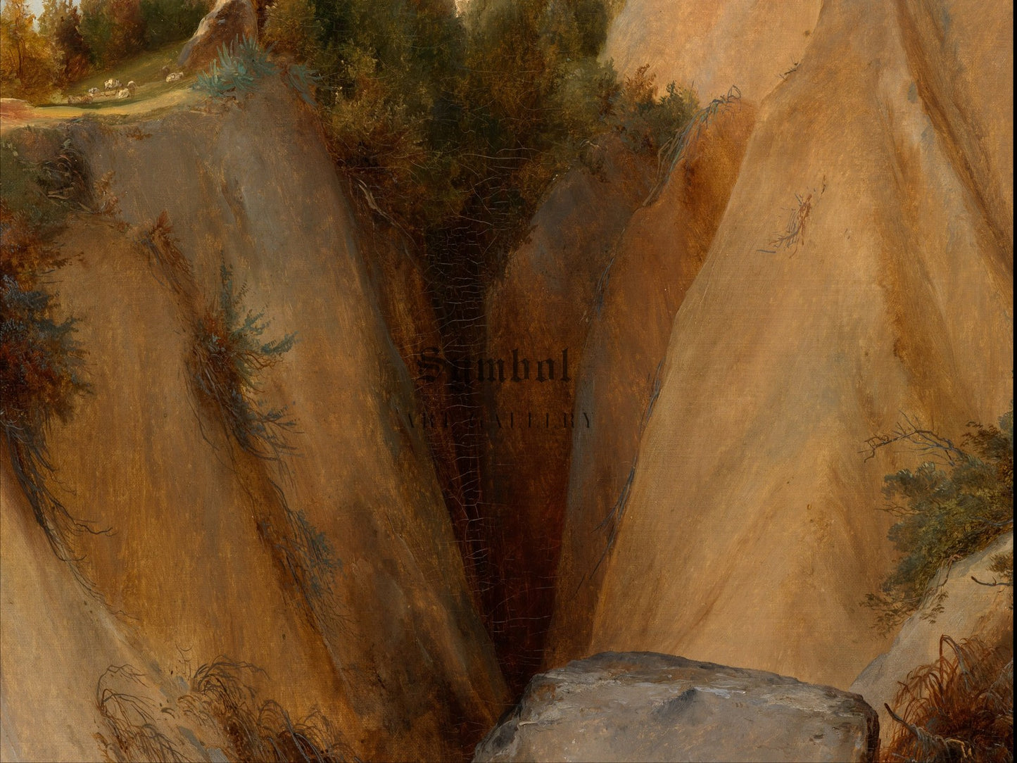 View of the Santa Scolastica Monastery near Subiaco by Carl Blechen 1832, Wall Art Print, Fine Art Reproduction, Museum Quality Decor