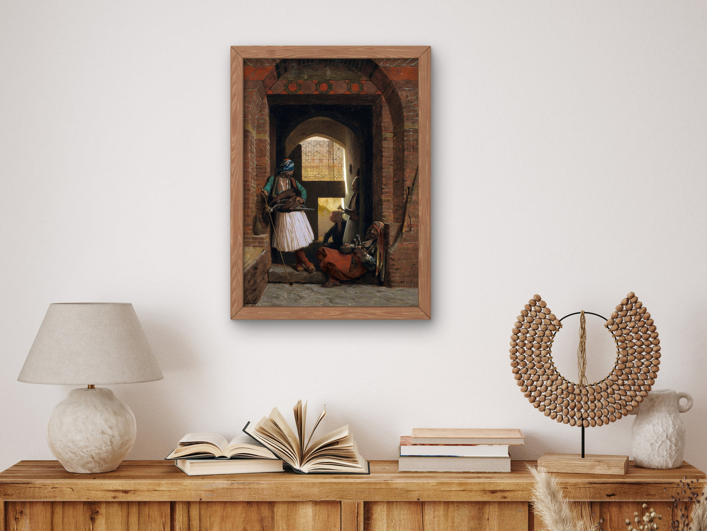 Arnaut Guardhouse in Cairo by Jean Léon Gérôme 1861, Wall Art Print, Fine Art Reproduction, Museum Quality Decor, Poster