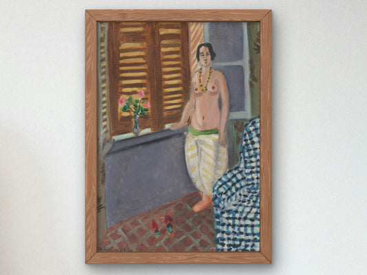 Odalisque by Henri Matisse 1925, Wall Art Print, Fine Art Reproduction, Museum Quality Decor, Poster