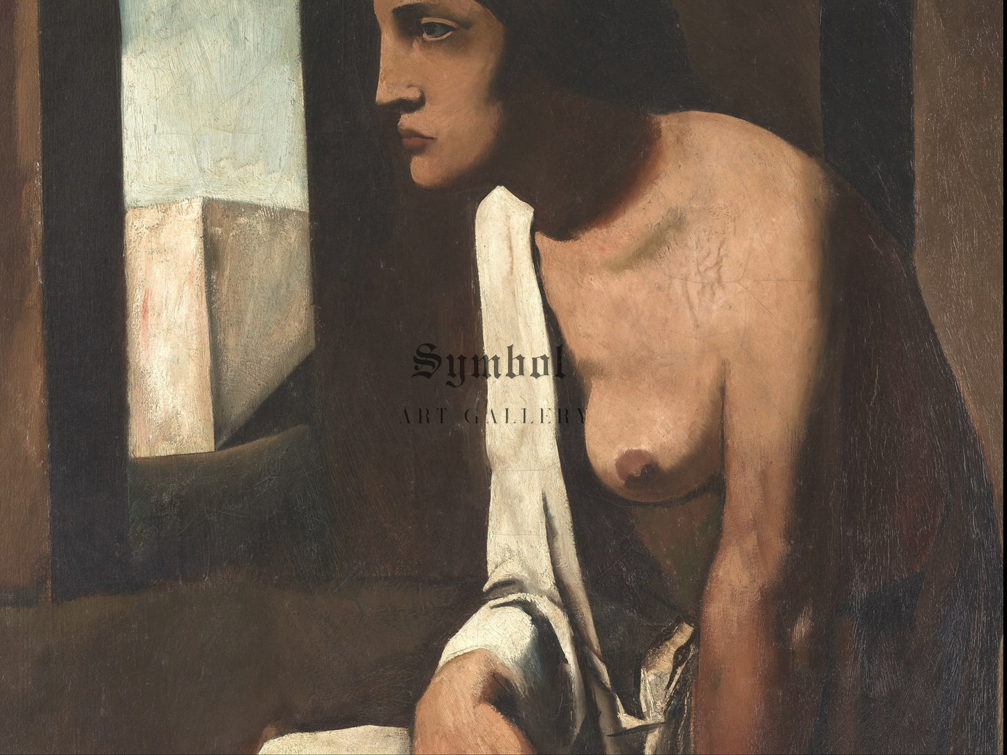 Solitudine by Mario Sironi 1925, Wall Art Print, Fine Art Reproduction, Museum Quality Decor, Poster