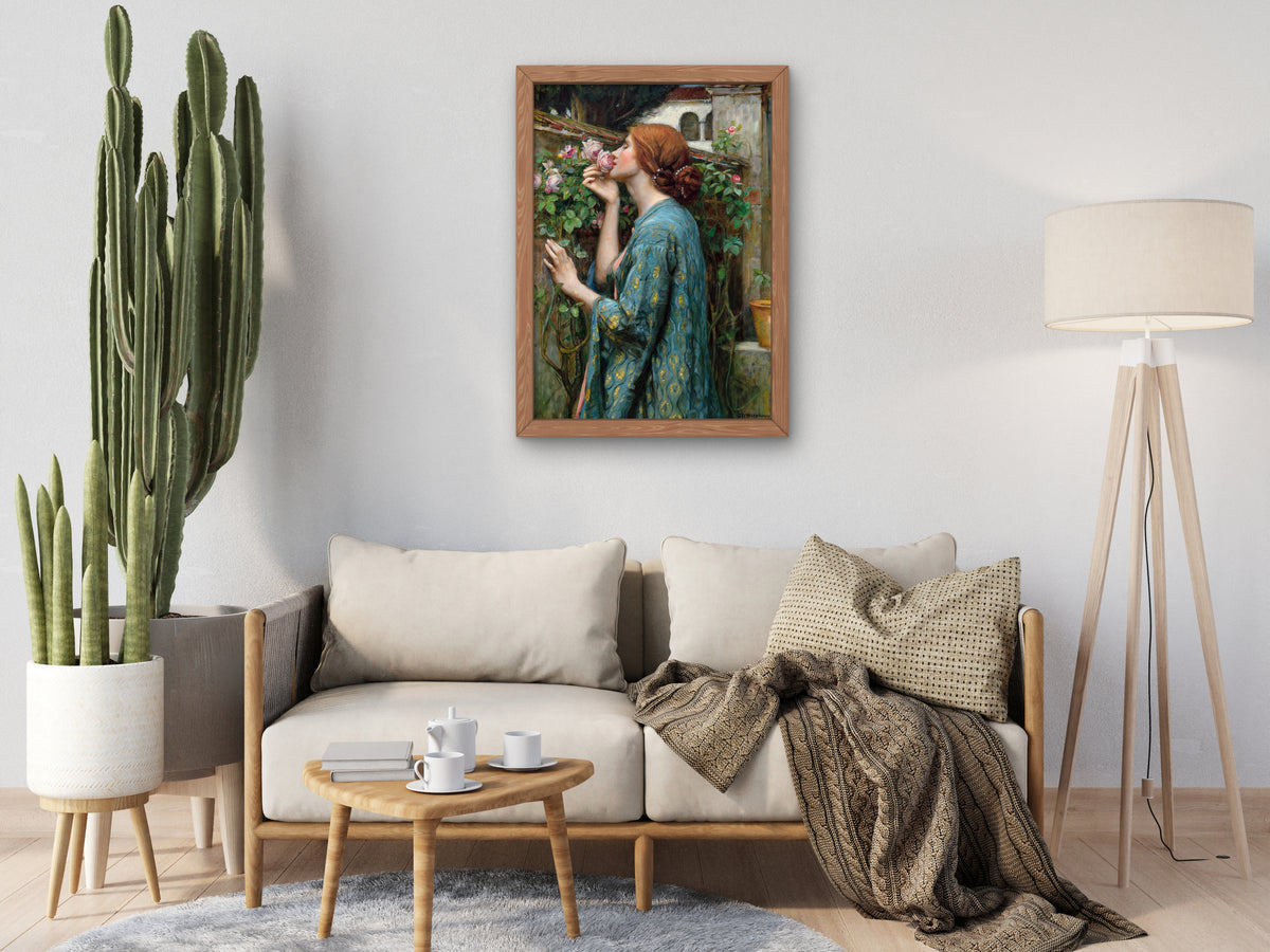 The Soul of the Rose by John William Waterhouse 1908, Wall Art Print, Fine Art Reproduction, Museum Quality Decor, Poster
