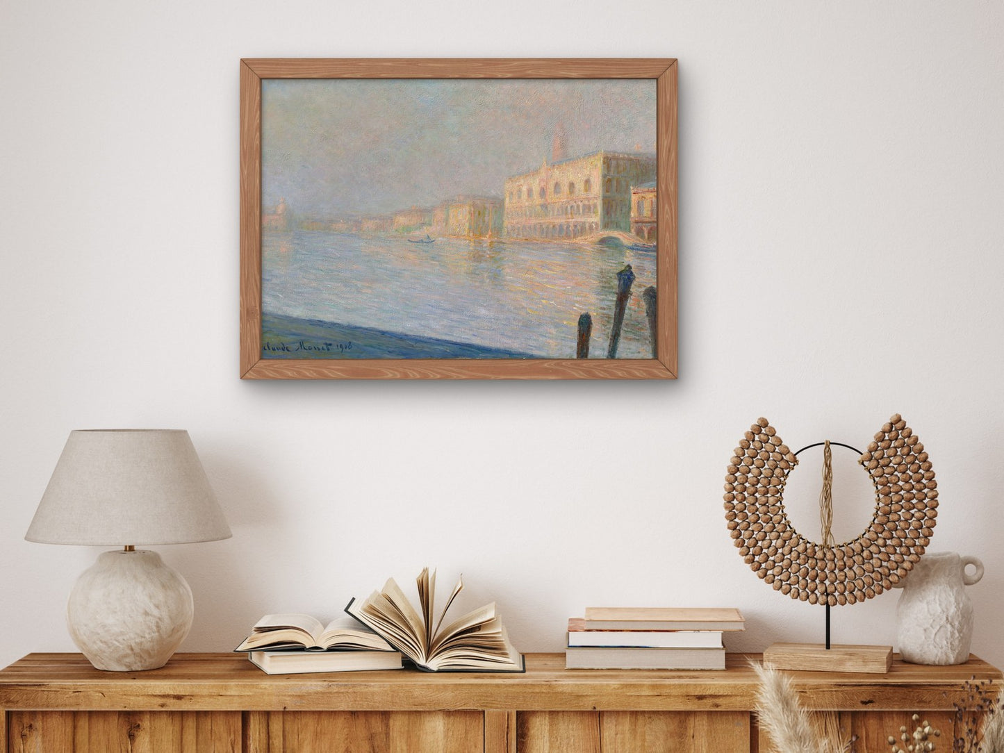 Palazzo Ducale by Claude Monet 1908, Wall Art Print, Fine Art Reproduction, Museum Quality Decor, Poster