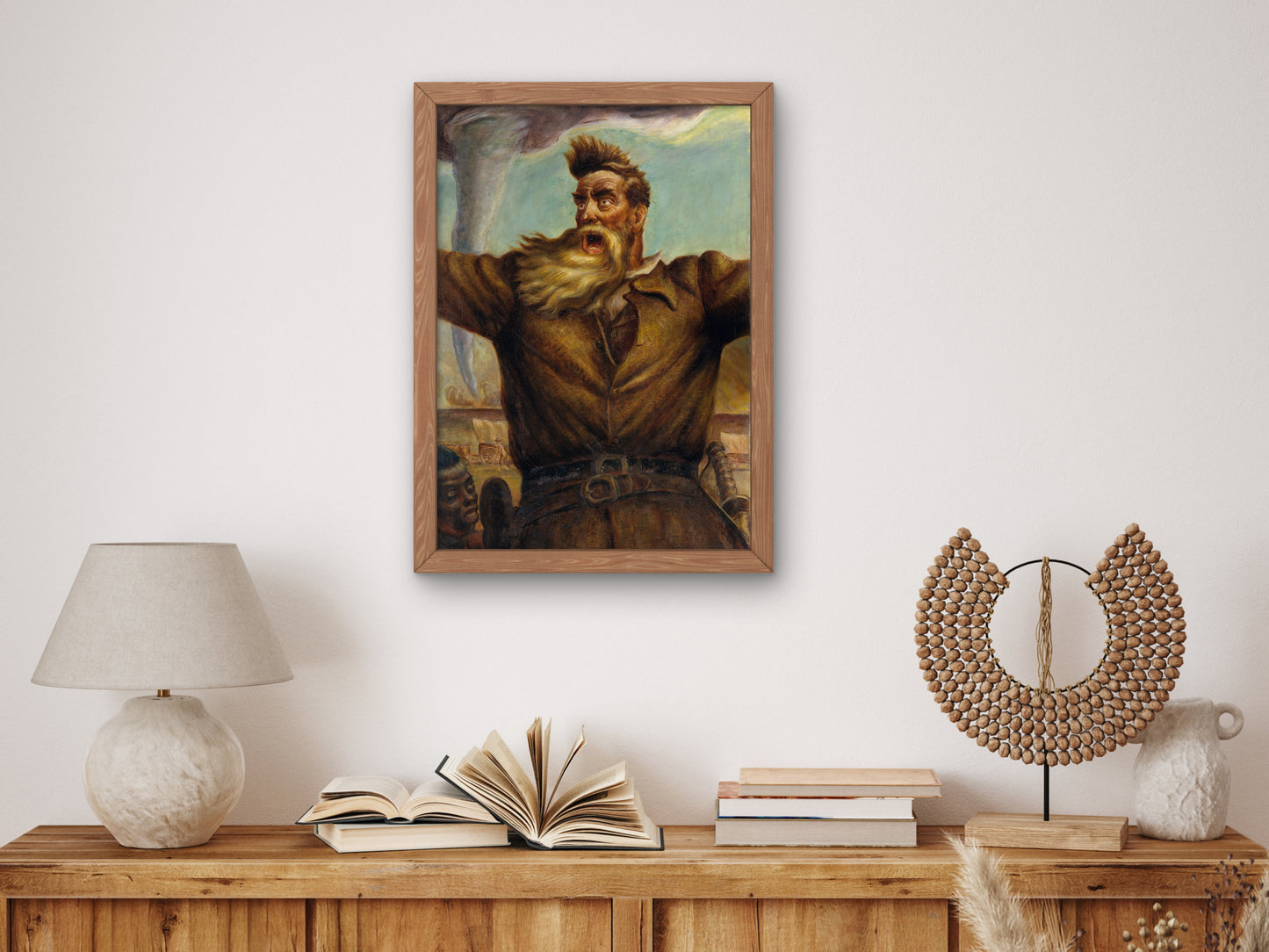 John Brown by John Steuart Curry 1939, Wall Art Print, Fine Art Reproduction, Museum Quality Decor, Poster