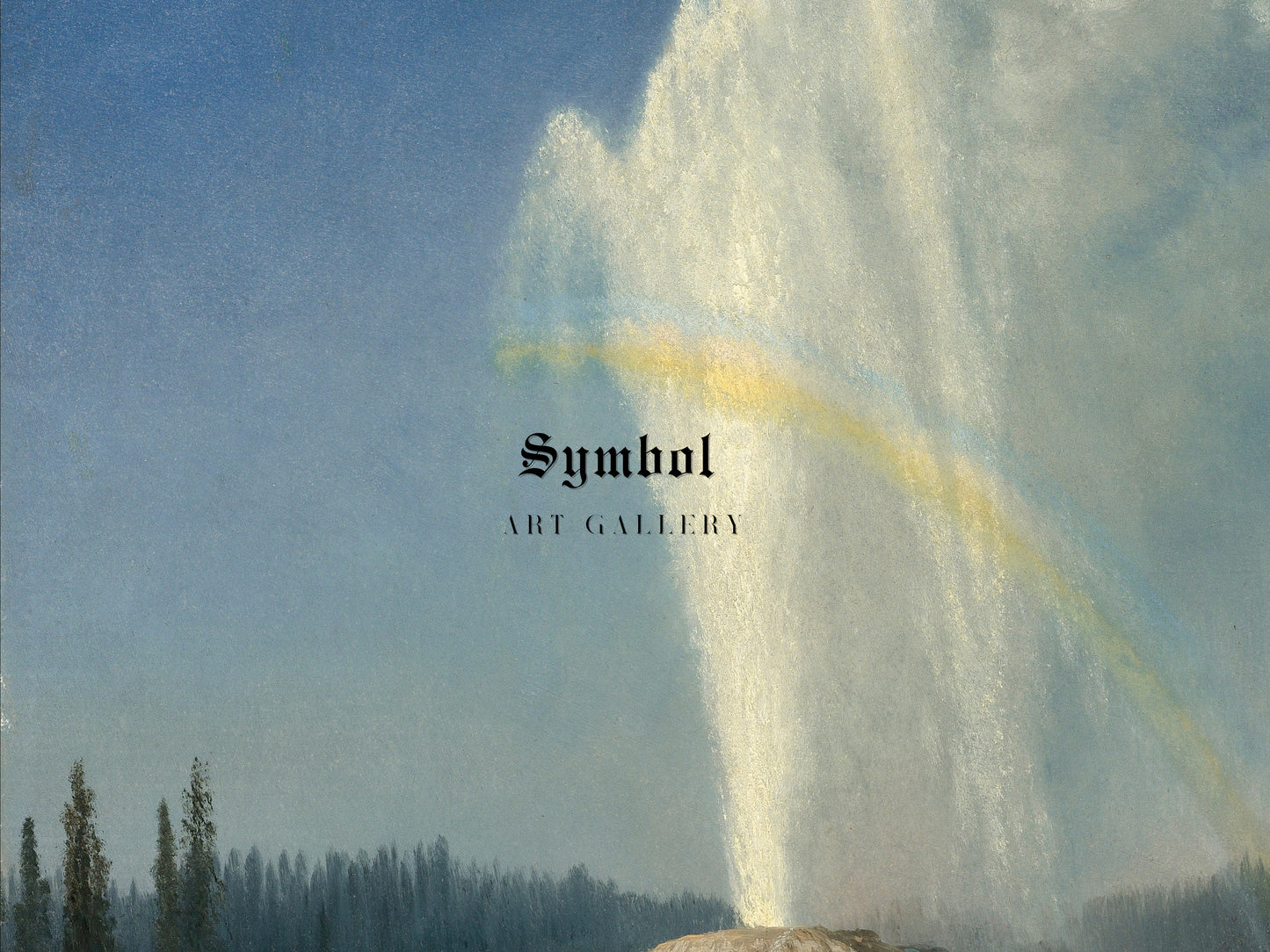 Old Faithful by Albert Bierstadt 1881, Wall Art Print, Fine Art Reproduction, Museum Quality Decor, Poster