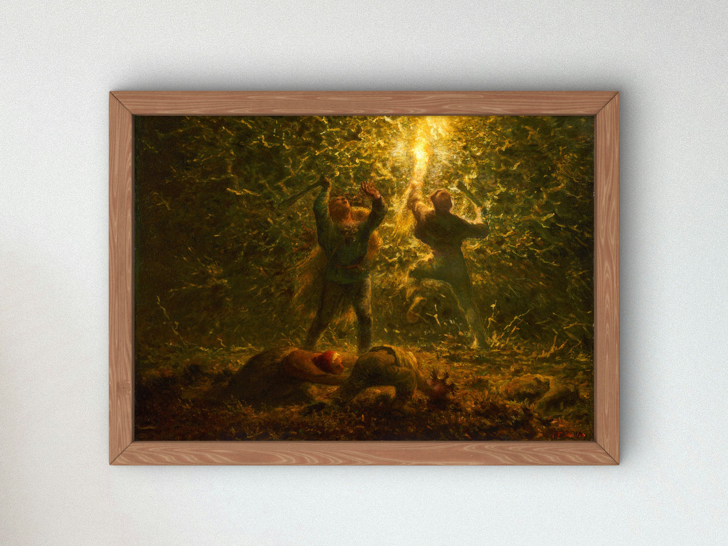 Bird's Nesters by Jean François Millet 1874, Wall Art Print, Fine Art Reproduction, Museum Quality Decor, Poster