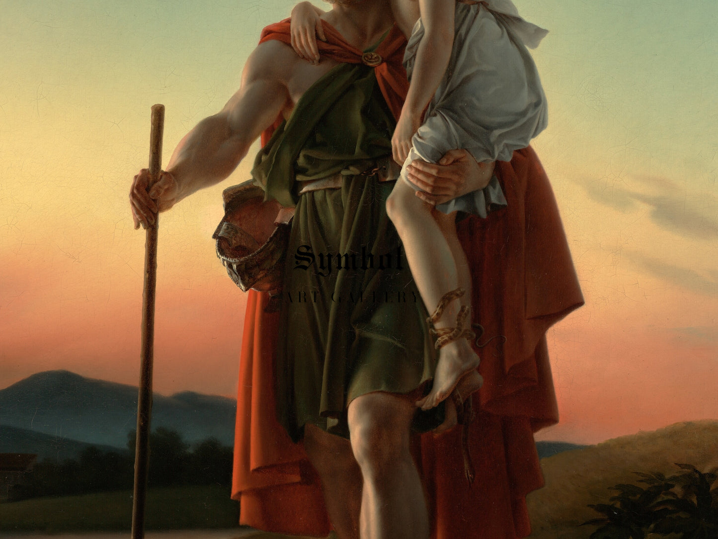 Belisarius by François Gérard 1799, Wall Art Print, Fine Art Reproduction, Museum Quality Decor, Poster