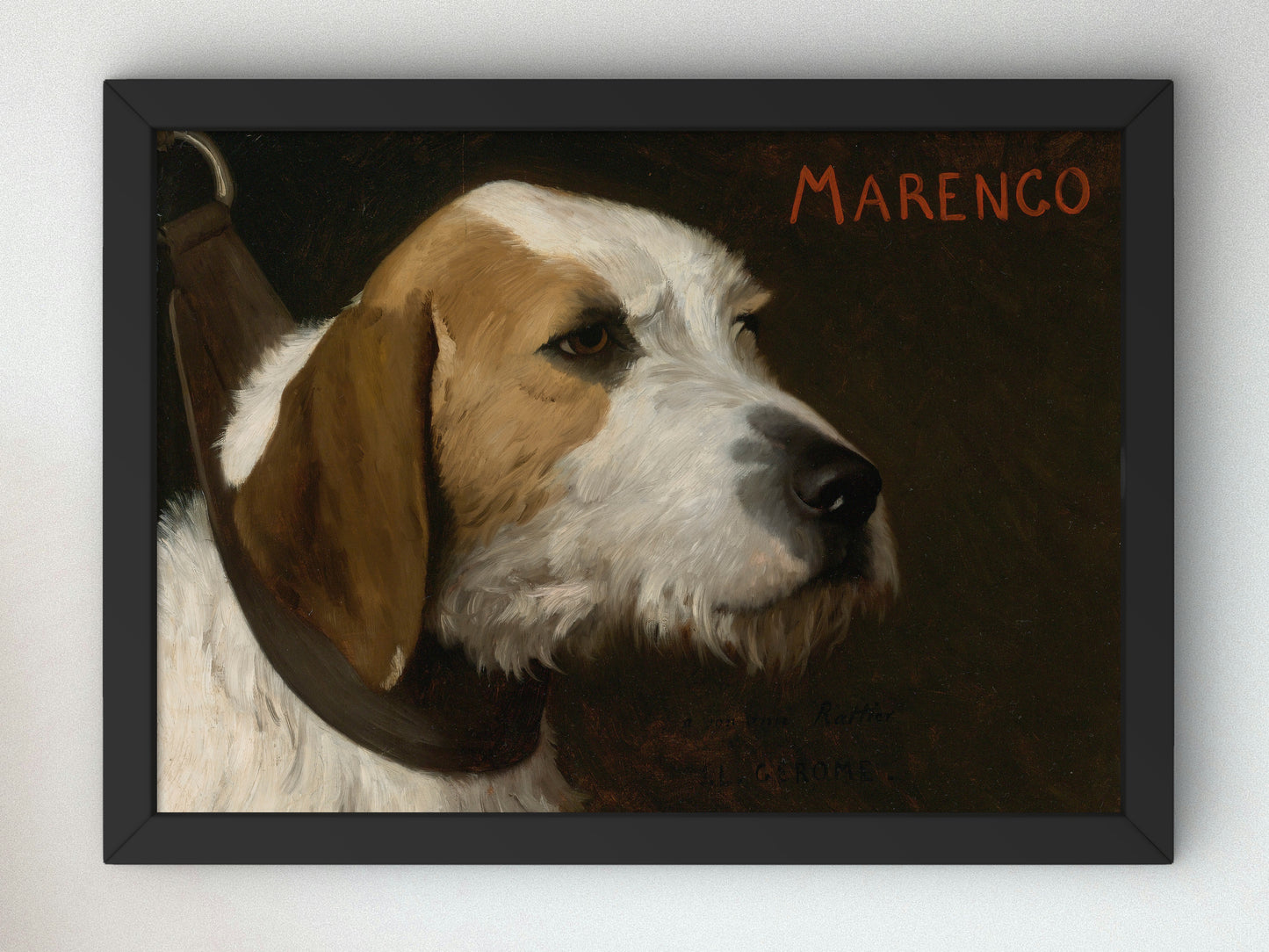 Marengo by Jean Léon Gérôme, Wall Art Print, Fine Art Reproduction, Museum Quality Decor, Poster