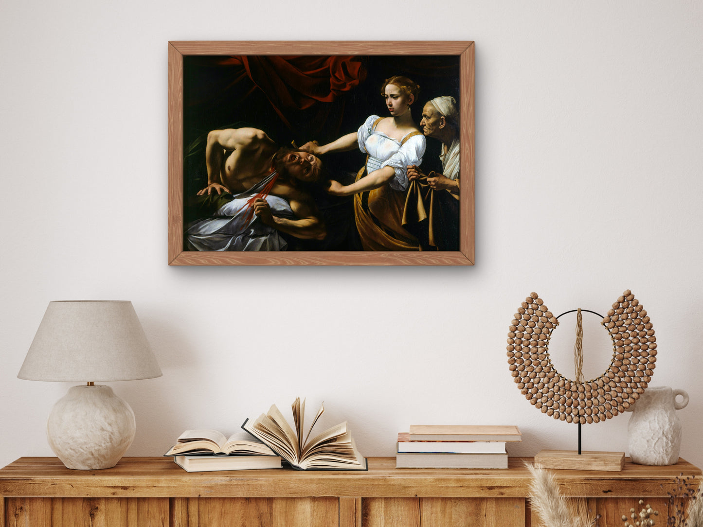 Judith Beheading Holofernes by Caravaggio 1599, Wall Art Print, Fine Art Reproduction, Museum Quality Decor, Poster