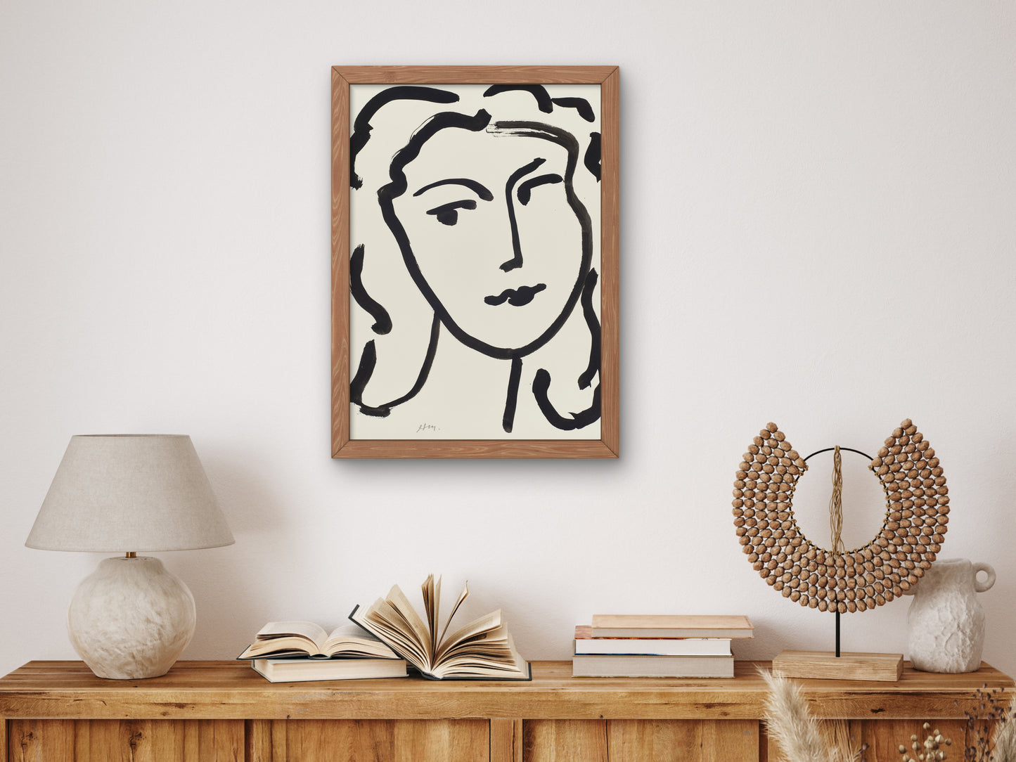 Visage de femme by Henri Matisse 1948, Wall Art Print, Fine Art Reproduction, Museum Quality Decor, Poster