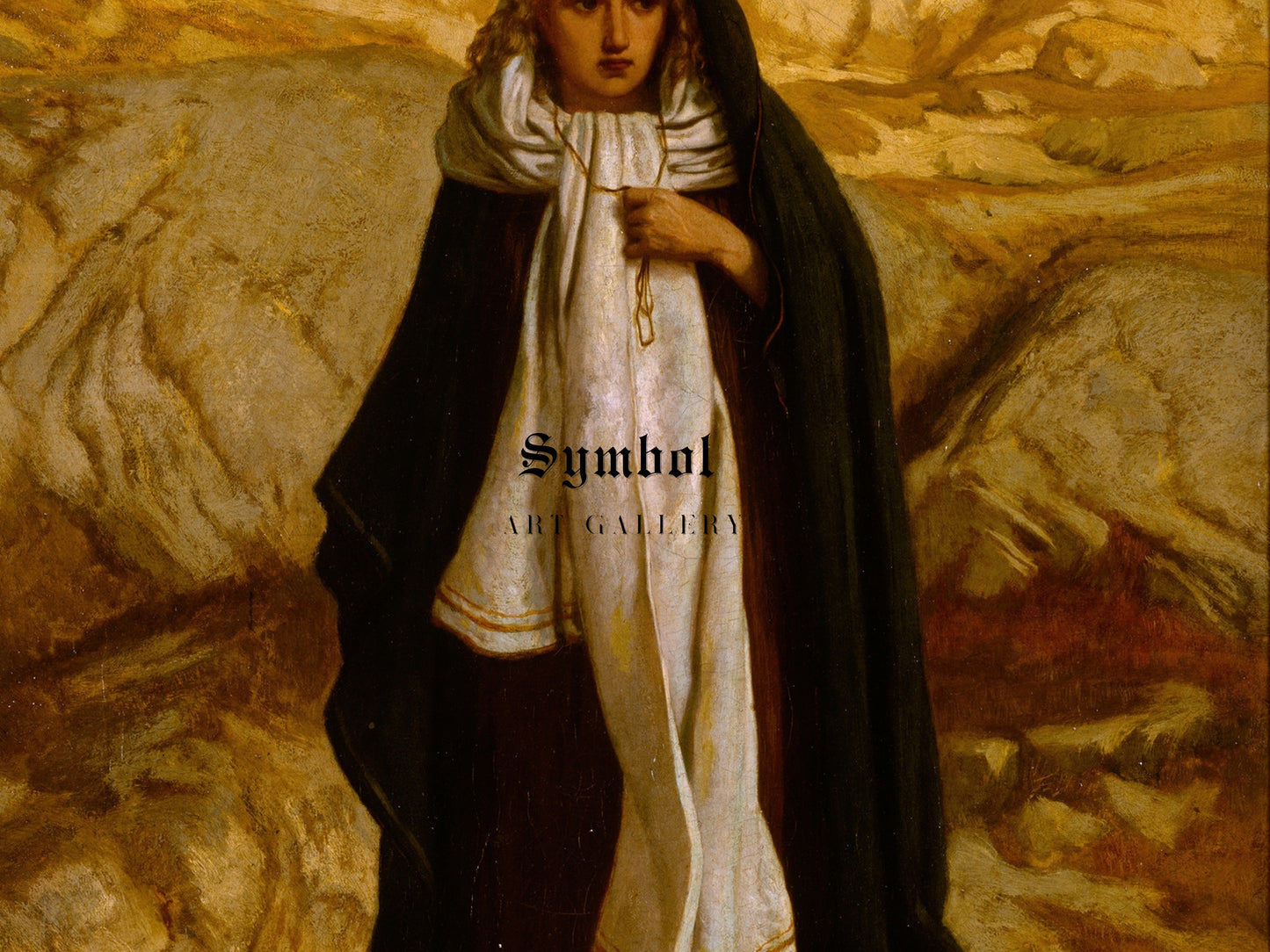 The Lost Mind by Elihu Vedder 1864, Wall Art Print, Fine Art Reproduction, Museum Quality Decor, Poster