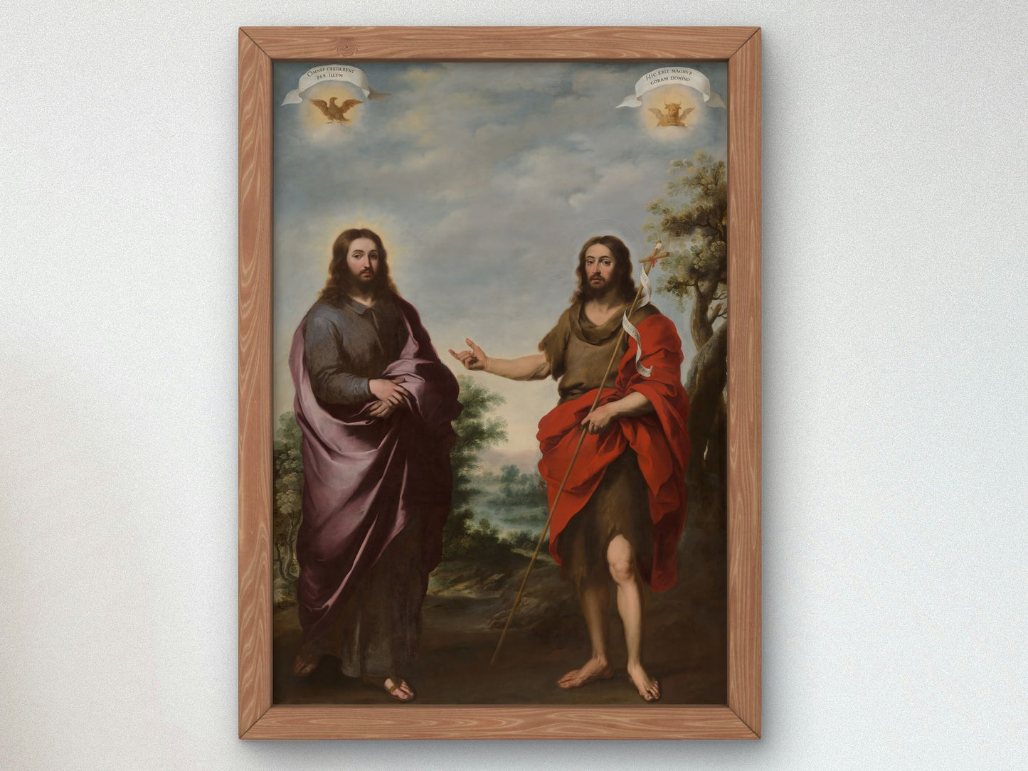 Behold the Lamb of God by Bartolomé Estéban Murillo 1655, Wall Art Print, Fine Art Reproduction, Museum Quality Decor, Poster