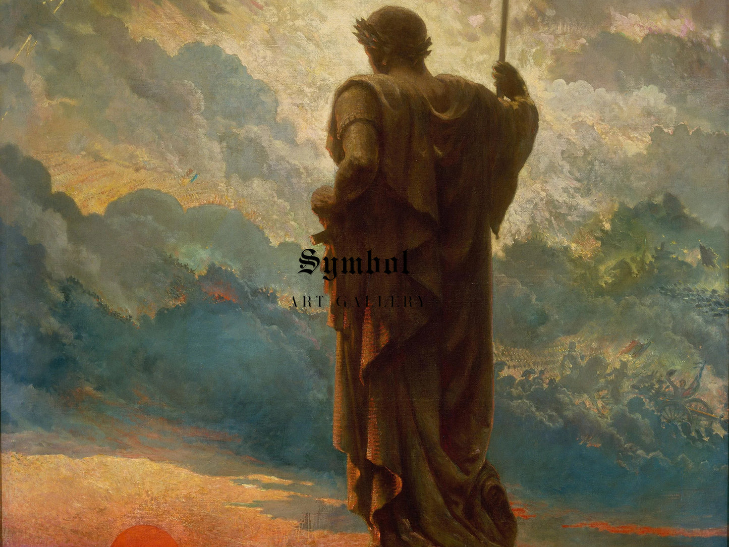 L'Empereur by James Carroll Beckwith 1912, Wall Art Print, Fine Art Reproduction, Museum Quality Decor, Poster