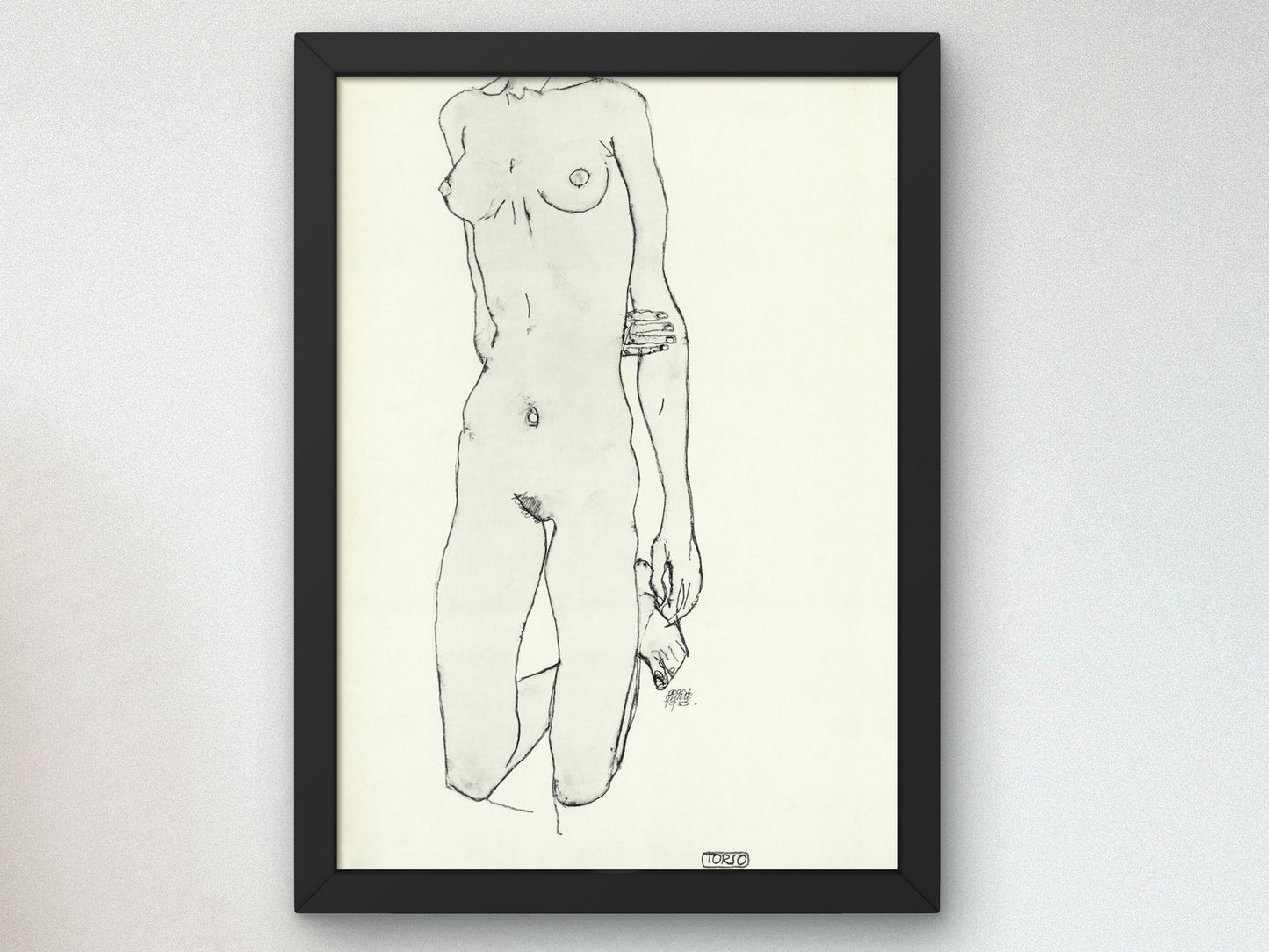 Zeichnungen IV by Egon Schiele 1913, Wall Art Print, Fine Art Reproduction, Museum Quality Decor, Poster