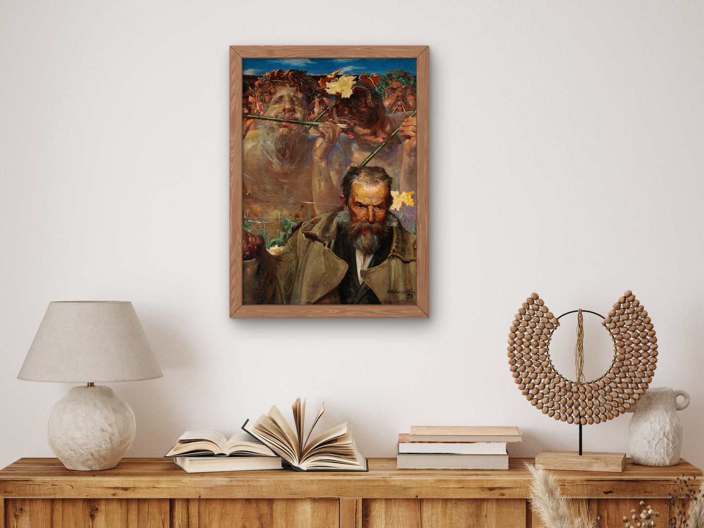 Story of a Song by Jacek Malczewski 1899, Wall Art Print, Fine Art Reproduction, Museum Quality Decor, Poster