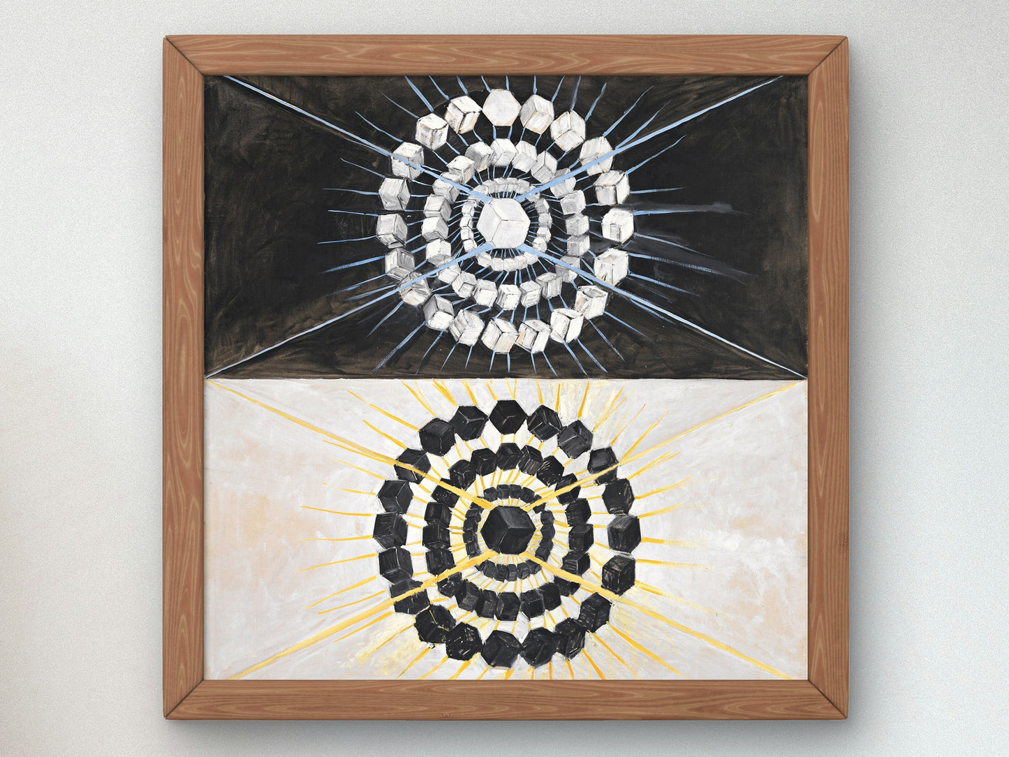 Group IX SUW No. 8 The Swan No. 8 by Hilma af Klint 1915, Wall Art Print, Fine Art Reproduction, Museum Quality Decor, Poster