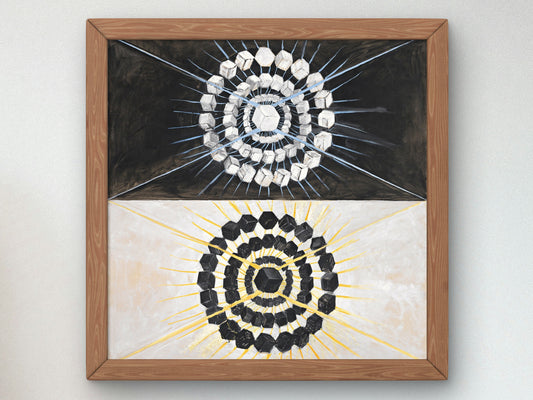 Group IX SUW No. 8 The Swan No. 8 by Hilma af Klint 1915, Wall Art Print, Fine Art Reproduction, Museum Quality Decor, Poster