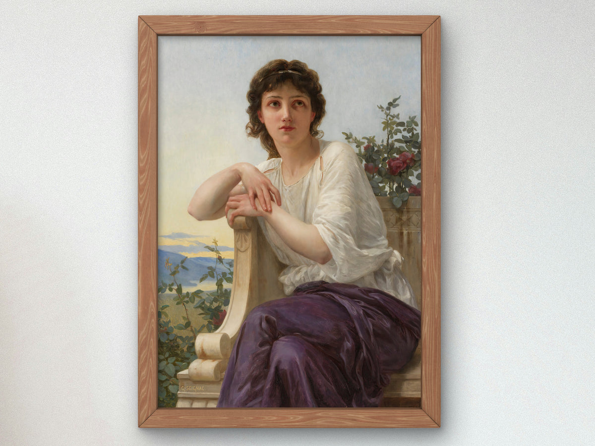 Contemplation by Guillaume Seignac, Wall Art Print, Fine Art Reproduction, Museum Quality Decor, Poster