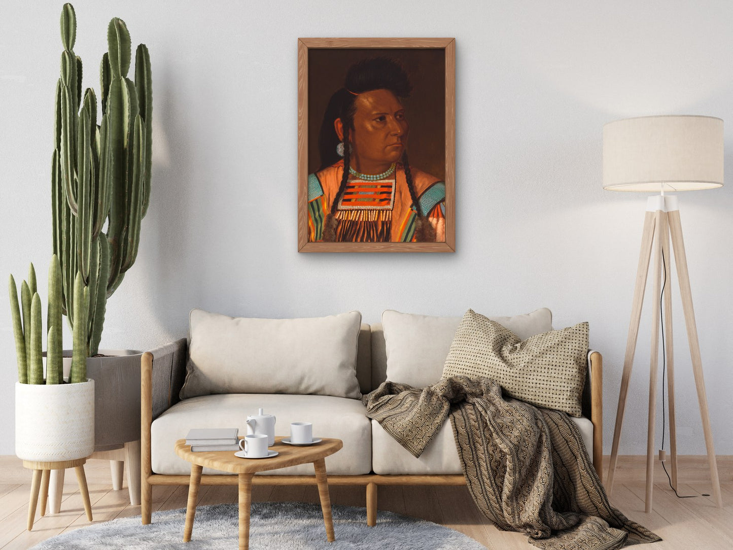 Chief Joseph by Cyrenius Hall 1878, Wall Art Print, Fine Art Reproduction, Museum Quality Decor, Poster