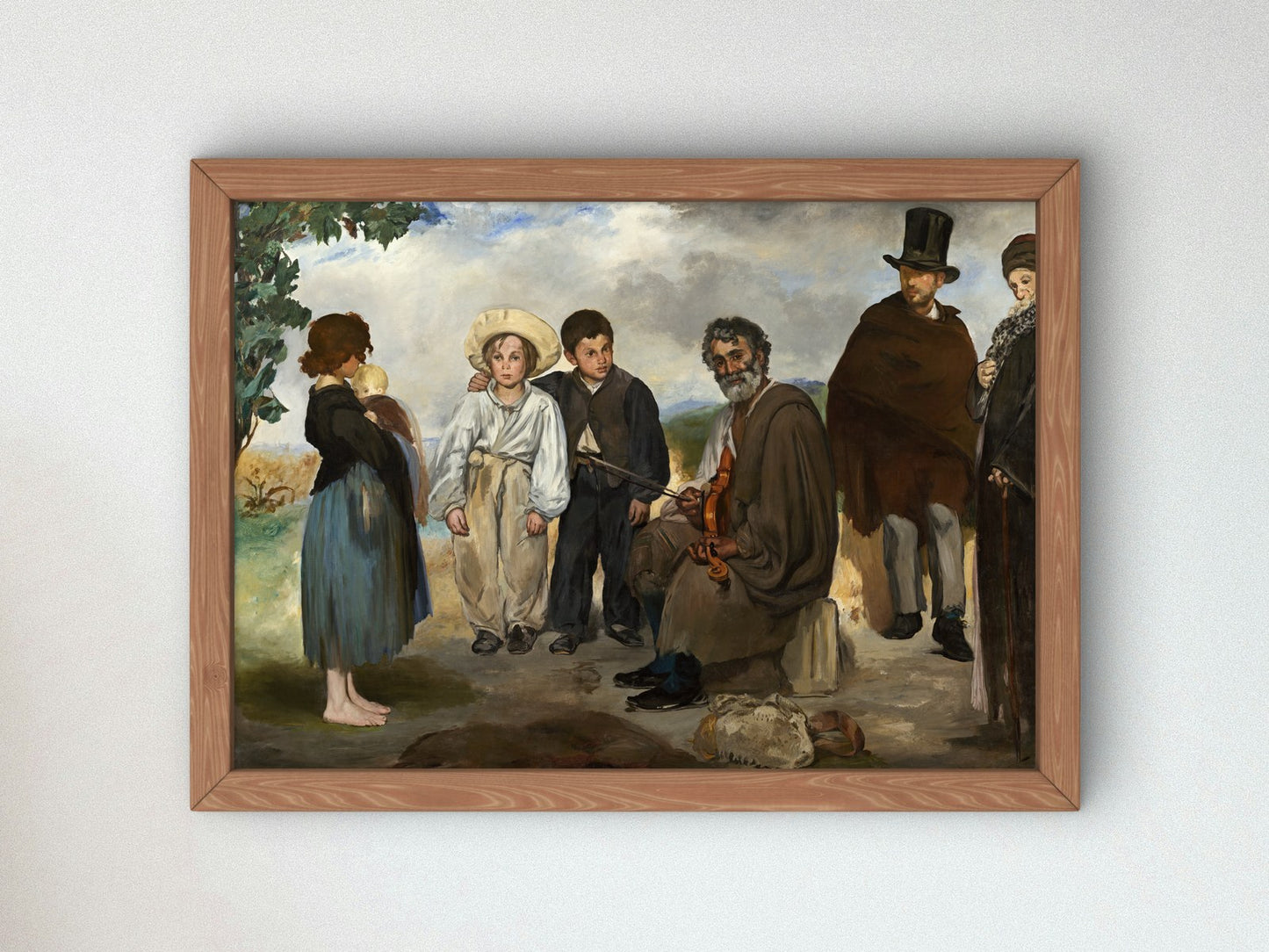 The Old Musician by Édouard Manet 1862, Wall Art Print, Fine Art Reproduction, Museum Quality Decor, Poster