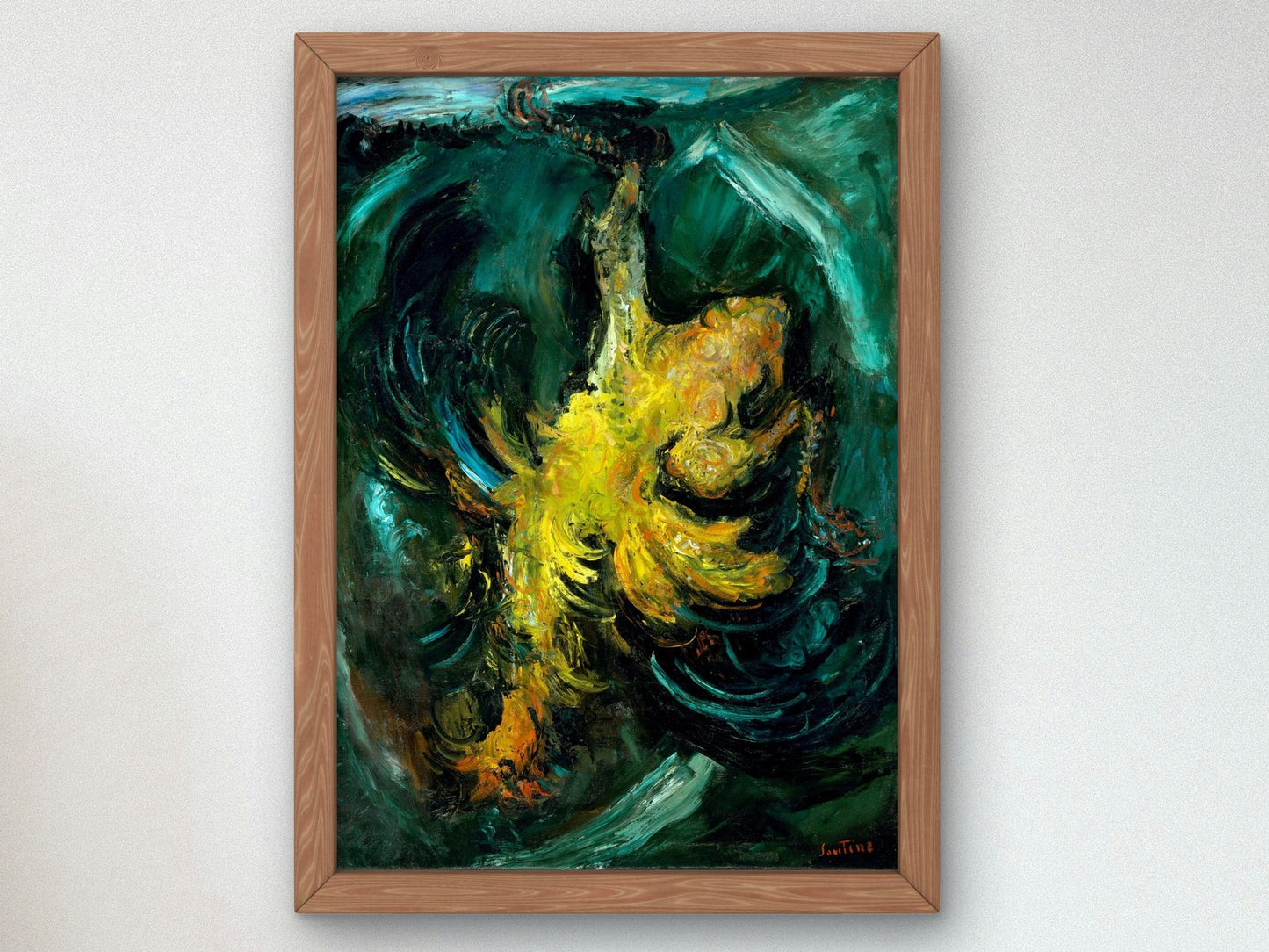 The Chicken by Chaïm Soutine 1926, Wall Art Print, Fine Art Reproduction, Museum Quality Decor, Poster