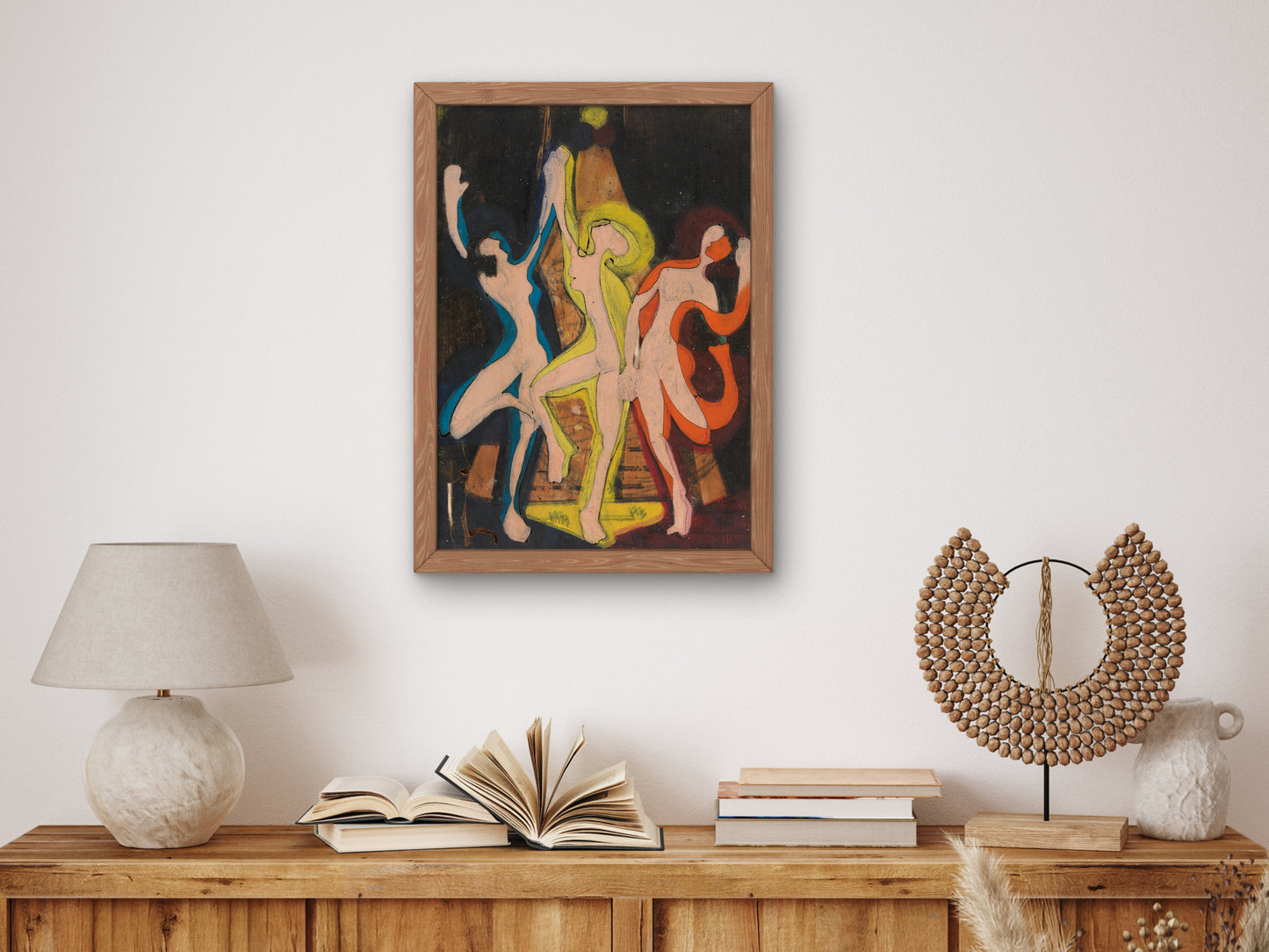 Colour Dance Colour Block II by Ernst Ludwig Kirchner 1933, Wall Art Print, Fine Art Reproduction, Museum Quality Decor, Poster