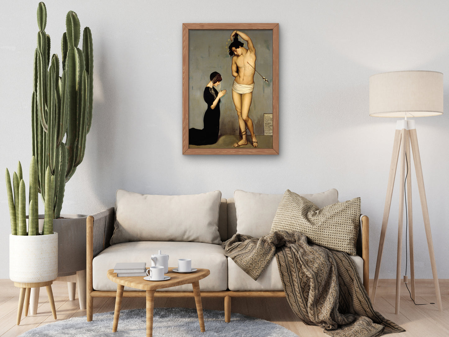 Votive Offering by Ángel Zárraga 1912, Wall Art Print, Fine Art Reproduction, Museum Quality Decor, Poster