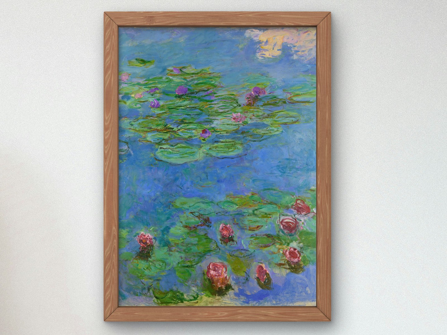 Water Lilies by Claude Monet 1914, Wall Art Print, Fine Art Reproduction, Museum Quality Decor, Poster