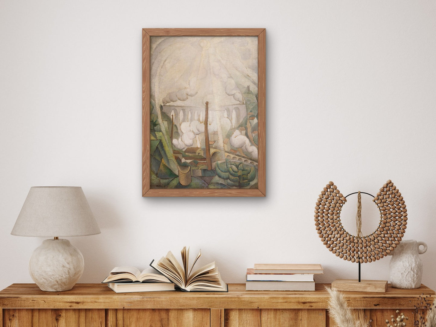 The Sun Breaking through the Mist by Diego Rivera 1913, Wall Art Print, Fine Art Reproduction, Museum Quality Decor, Poster