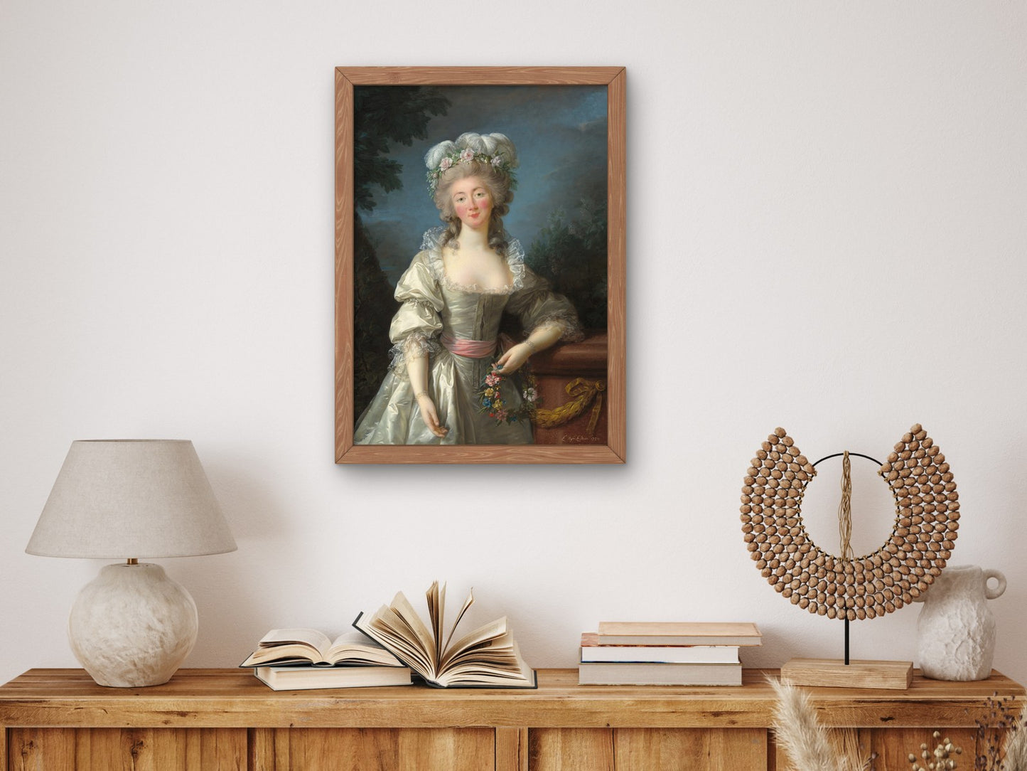 Portrait of Madame du Barry by Élisabeth Vigée Le Brun 1782, Wall Art Print, Fine Art Reproduction, Museum Quality Decor, Poster