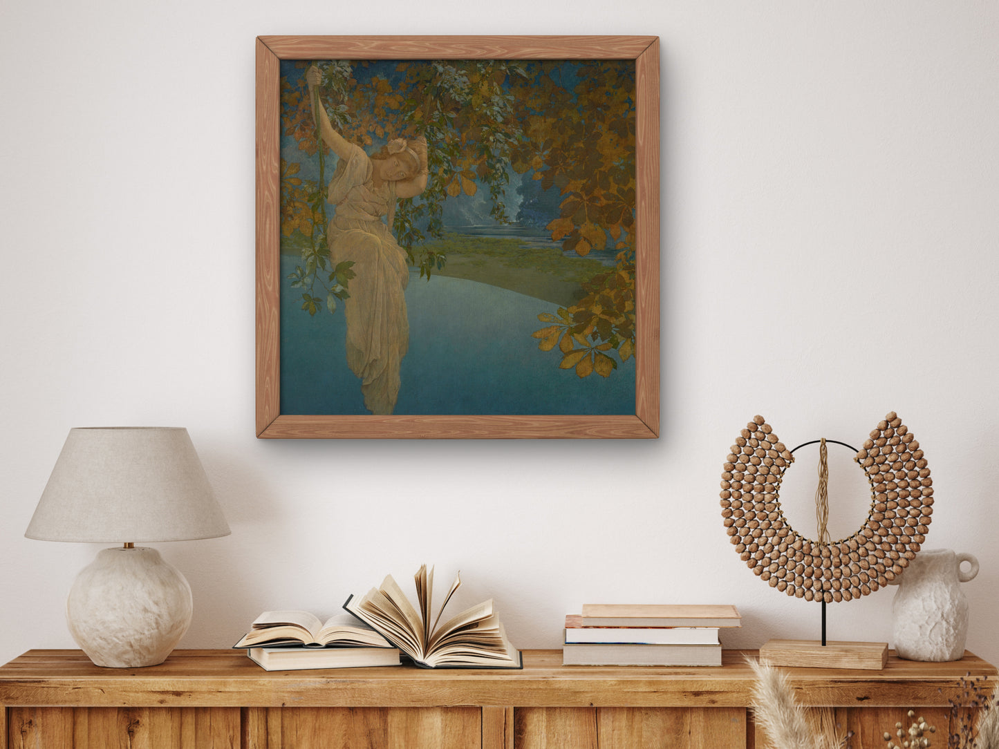 Reveries by Maxfield Parrish 1913, Wall Art Print, Fine Art Reproduction, Museum Quality Decor, Poster