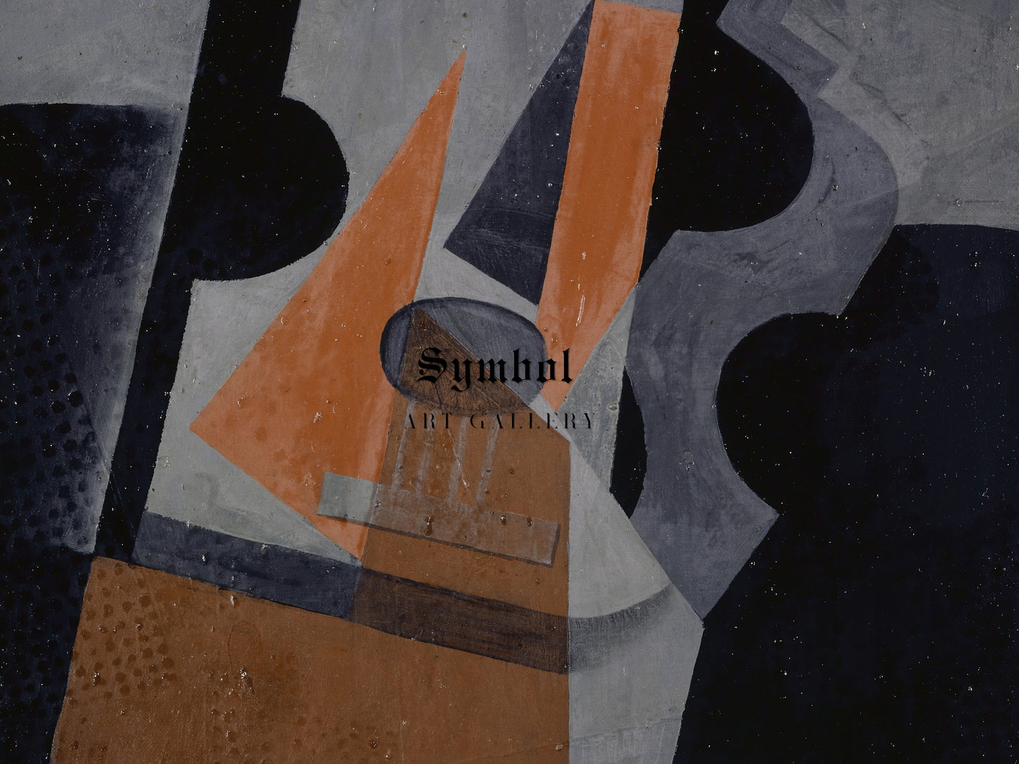 The Guitar by Juan Gris 1916, Wall Art Print, Fine Art Reproduction, Museum Quality Decor, Poster