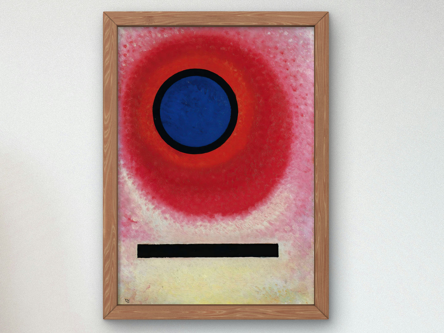 Blue Circle II by Wassily Kandinsky 1925, Wall Art Print, Fine Art Reproduction, Museum Quality Decor, Poster