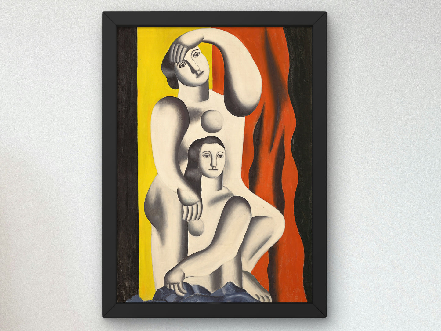 Two Women by Fernand Léger 1929, Wall Art Print, Fine Art Reproduction, Museum Quality Decor, Poster