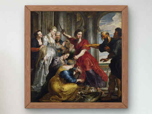 Achilles Discovered by Ulysses and Diomedes by Peter Paul Rubens, Wall Art Print, Fine Art Reproduction, Museum Quality Decor, Poster