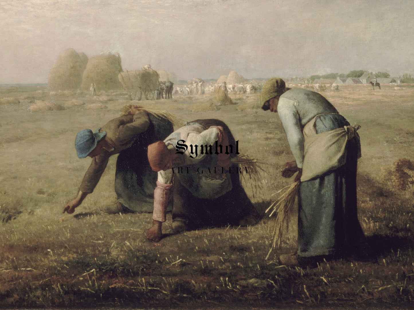 The Gleaners by Jean François Millet 1857, Wall Art Print, Fine Art Reproduction, Museum Quality Decor, Poster