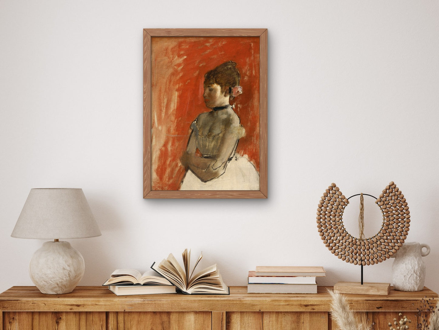 Ballet Dancer with Arms Crossed by Edgar Degas 1872, Wall Art Print, Fine Art Reproduction, Museum Quality Decor, Poster