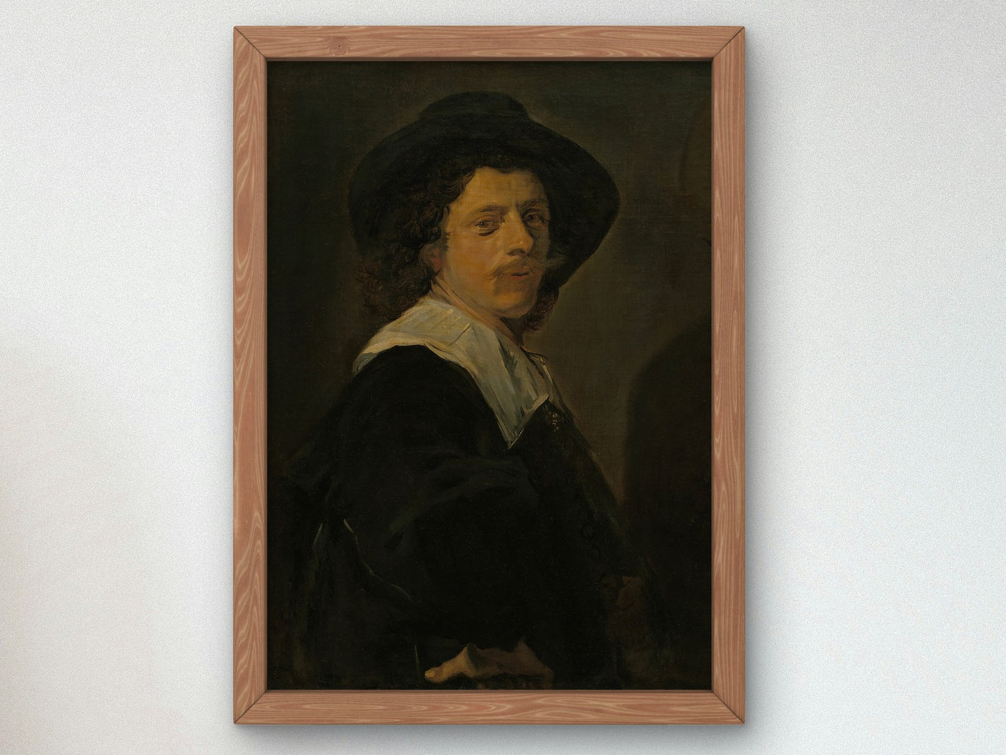 Portrait of an Artist by Frans Hals 1644, Wall Art Print, Fine Art Reproduction, Museum Quality Decor, Poster