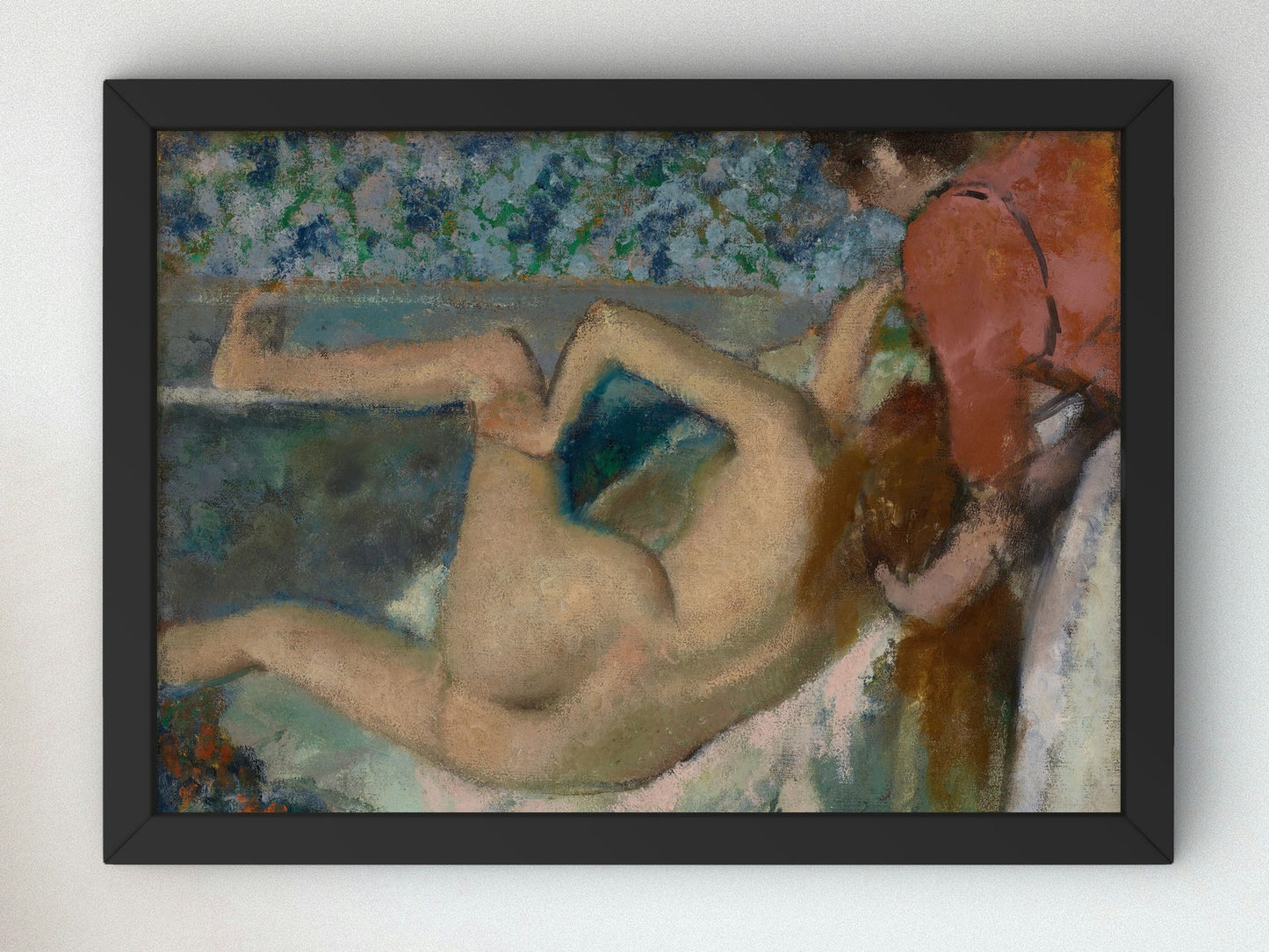 After the Bath by Edgar Degas 1895, Wall Art Print, Fine Art Reproduction, Museum Quality Decor, Poster