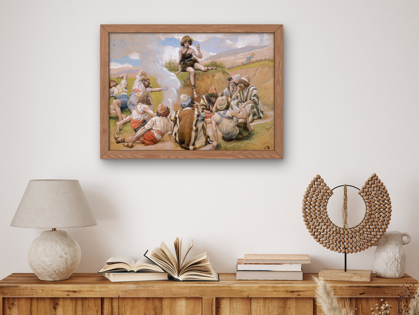 Joseph Reveals His Dream to His Brethren by James Tissot 1896, Wall Art Print, Fine Art Reproduction, Museum Quality Decor, Poster