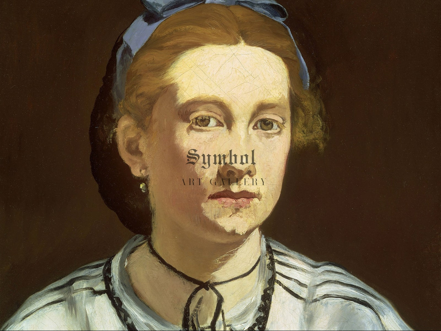 Victorine Meurent by Édouard Manet 1862, Wall Art Print, Fine Art Reproduction, Museum Quality Decor, Poster