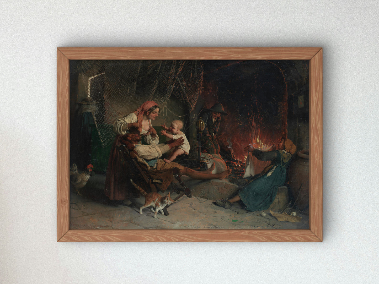 Irresistible Force by Gaetano Chierici, Wall Art Print, Fine Art Reproduction, Museum Quality Decor, Poster