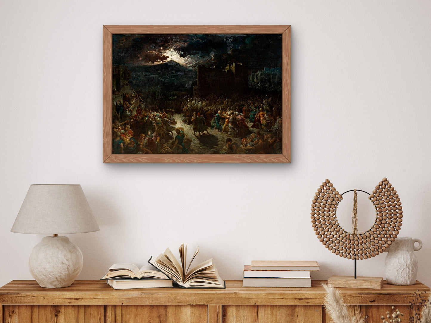 The Crucifixion by Gustave Doré 1875, Wall Art Print, Fine Art Reproduction, Museum Quality Decor, Poster