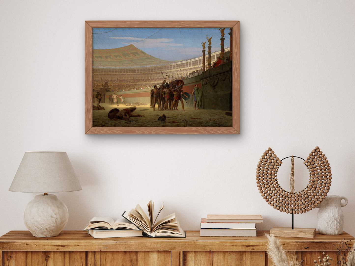 Hail Caesar, We Who Are About to Die Salute You by Jean Léon Gérôme 1859, Wall Art Print, Fine Art Reproduction, Museum Quality Decor