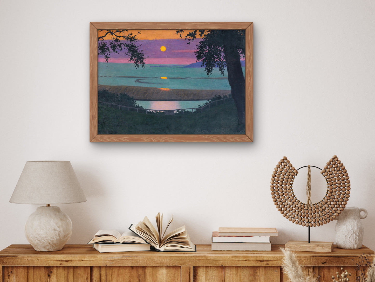 Sunset at Grace by Félix Vallotton 1918, Wall Art Print, Fine Art Reproduction, Museum Quality Decor, Poster